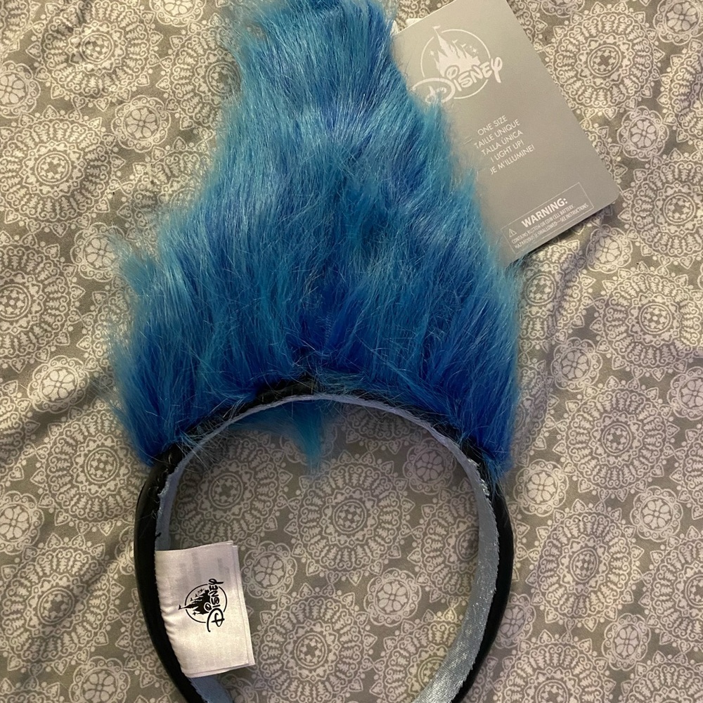 Disney Parks Halloween Villains Hercules Hades Hair Light Up Headband NWT 🎃🖤🧡 - Picture 5 of 5